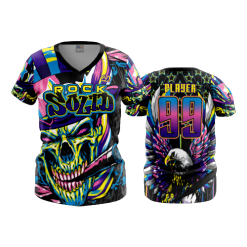 2840 FD Womens V-Neck ROCKSOLID