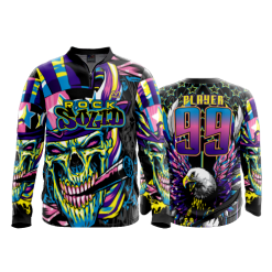 2840 FD Quarter Zip Batting Jacket LS ROCKSOLID