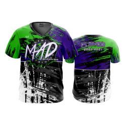 2386 FD Sport V-Neck MENS MAD-LIME-PURPLE