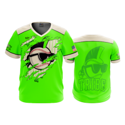 2472 FD Sport V-Neck MENS KEWASKUM-TRIBE-FLO-GREEN-POLO-FLO INK + $5