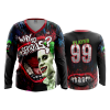 2842 FD Womens V-Neck Longsleeve WHY-SO-SERIOUS