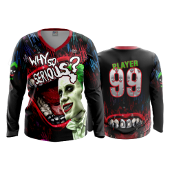 2842 FD Womens V-Neck Longsleeve WHY-SO-SERIOUS