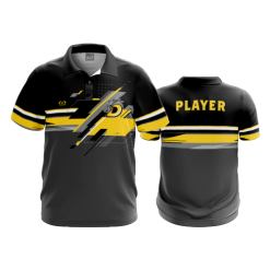 2124 FD Polo DRAGONS-BASEBALL-BLACK