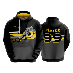 2124 FD Hoody DRAGONS-BASEBALL-BLACK