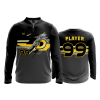 2124 FD Quarter Zip Batting Jacket LS DRAGONS-BASEBALL-BLACK