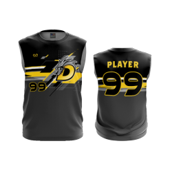 2124 FD Sport Sleeveless MENS DRAGONS-BASEBALL-BLACK