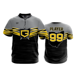 2618 FD Quarter Zip Batting Jacket SS GENERALS-12U-BLACK