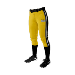 2618 FD Girls Fastpitch Pant CL GENERALS-12U-GOLD