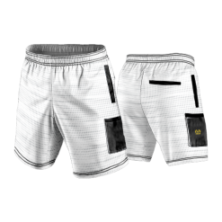 2618 LIGHTWEIGHT MICROFIBER 160gsm SHORT GENERALS-12U-WHITE
