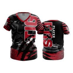 2573 FD Womens V-Neck CENTRAL-OHIO-TIGERS
