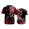 2573 FD Quarter Zip Batting Jacket SS CENTRAL-OHIO-TIGERS