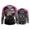 2467 FD Womens V-Neck Longsleeve HARDCORE-ISO-GTMO-PINK
