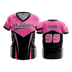 2847 FD Womens V-Neck PINKALICIOUS