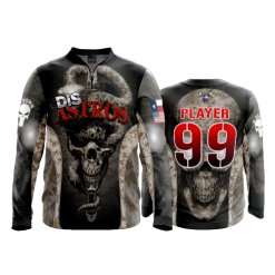 1867 FD Quarter Zip Batting Jacket LS DISASTROS