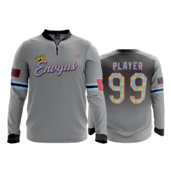 2849 FD Quarter Zip Batting Jacket LS ENVYUS