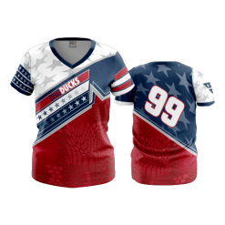 2852 FD Womens V-Neck OHIO-DUCKS