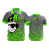 2832 FD Polo KEWASKUM-TRIBE-FLO-GREEN-FLO INK + $5