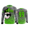 2832 FD Long Sleeve MENS KEWASKUM-TRIBE-FLO-GREEN-FLO INK + $5