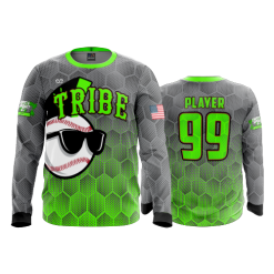 2832 FD Long Sleeve MENS KEWASKUM-TRIBE-FLO-GREEN-FLO INK + $5