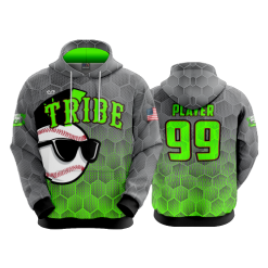 2832 FD Hoody KEWASKUM-TRIBE-FLO-GREEN-FLO INK + $5