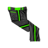 2832 CL FULL DYE CUSTOM MENS PANT KEWASKUM-TRIBE-FLO-GREEN-FLO INK + $5