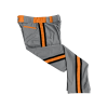 2848 CL CHARCOAL CUSTOM BRAID MENS PANT BBQ-PIT-STOP-FLO-ORANGE-FLO INK + $5
