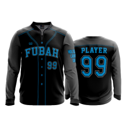 1628 FD Quarter Zip Batting Jacket LS FUBAH