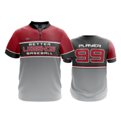 2850 FD Quarter Zip Batting Jacket SS BETTER-BASEBALL-LEGENDS