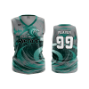 2853 FD Womens V-Neck Sleeveless SC-ELITE-RIPTIDE-CHARCOAL