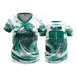 2853 FD Womens V-Neck SC-ELITE-RIPTIDE-WHITE