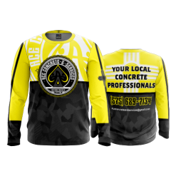 2539 FD Long Sleeve MENS ACE-CONCRETE-FLO-YELLOW-FLO INK + $5