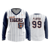 2868 FD Womens V-Neck Longsleeve OHIO-TIGERS-PINSTRIPE