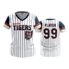 2868 FD Womens V-Neck OHIO-TIGERS-PINSTRIPE