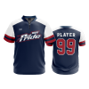 2864 FD Quarter Zip Batting Jacket SS MOV-PRIDE-NAVY
