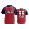 2865 FD Quarter Zip Batting Jacket SS MOV-PRIDE-RED-BASE