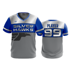 2859 FD Sport V-Neck MENS SP-SILVERHAWKS