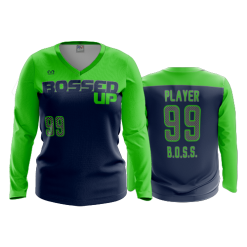 2860 FD Womens V-Neck Longsleeve BOSS
