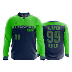 2860 FD Quarter Zip Batting Jacket LS BOSS