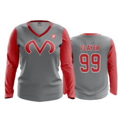 2871 FD Womens V-Neck Longsleeve FYC-MOJO-SP