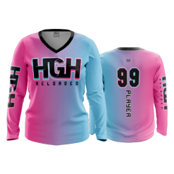 2866 FD Womens V-Neck Longsleeve HGH-RELOADED-MIAMI