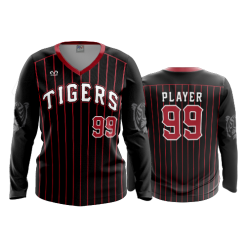 2573 FD Womens V-Neck Longsleeve CENTRAL-OHIO-TIGERS