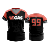 2874 FD Womens V-Neck WD-GAS-BLACK
