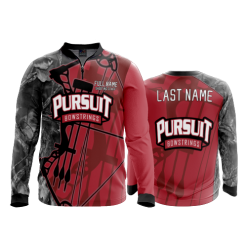 2872 FD Quarter Zip Batting Jacket LS PURSUIT-BOWSTRINGS