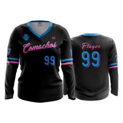 2450 FD Womens V-Neck Longsleeve COMACHOS