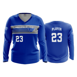 2858 FD Womens V-Neck Longsleeve