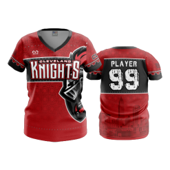 2230 FD Womens V-Neck CLEVELAND-KNIGHTS-RED