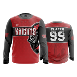 2230 FD Long Sleeve MENS CLEVELAND-KNIGHTS-RED