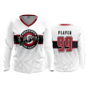 2880 FD Womens V-Neck Longsleeve LASERS-WHITE