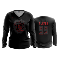 2871 FD Womens V-Neck Longsleeve SP-FYC-BLACKOUT