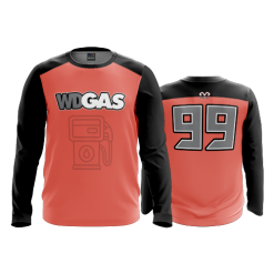 2874 FD Long Sleeve MENS WD-GAS-CORAL